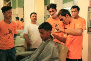 Hairdressing vocational training